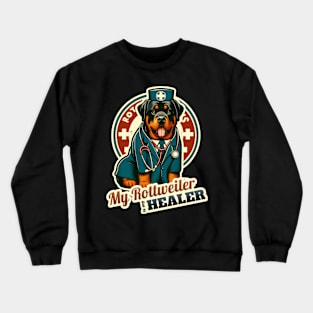 Doctor Rottweiler Crewneck Sweatshirt